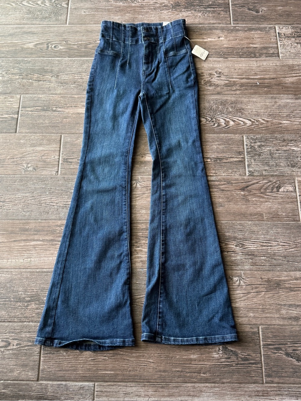 Free People We The Free Jayde High Rise Flare Petite Jeans